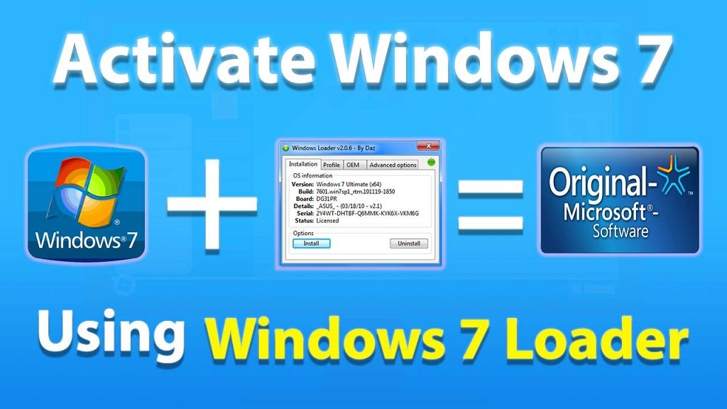 Crack win 7 ngon nhất, chuẩn nhất