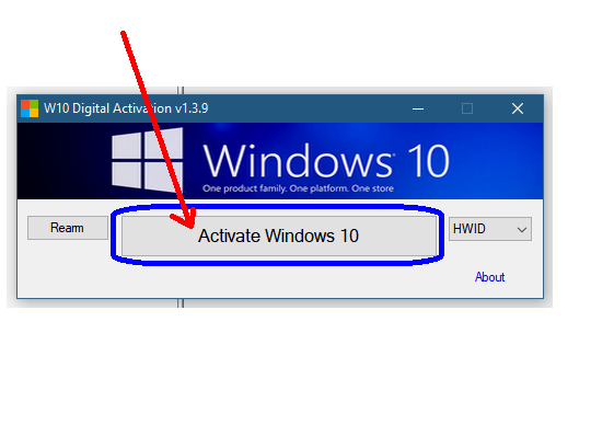 W10 Digital Activation Program v1.3.4 mới nhất